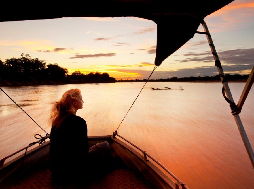 Sunset at Chinzombo Safari Camp WETUSouth Luangwa National Park, Zambia