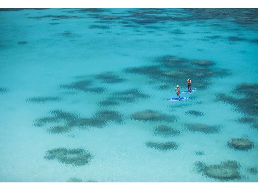 Paddleboarding, Lizard Island, Great Barrier Reef, Queensland, Australia