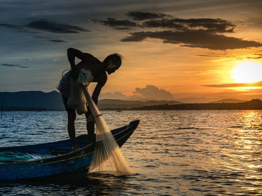 Fishing, Zannier Bai San Ho, Central Vietnam