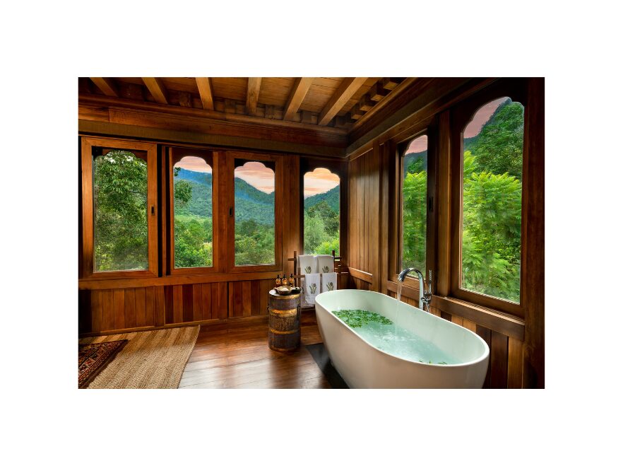 Bathroom, Punakha River Lodge, Punakha, Bhutan