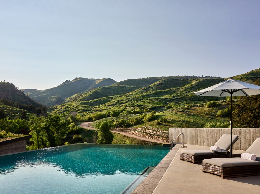 Relax by the (heated) pool