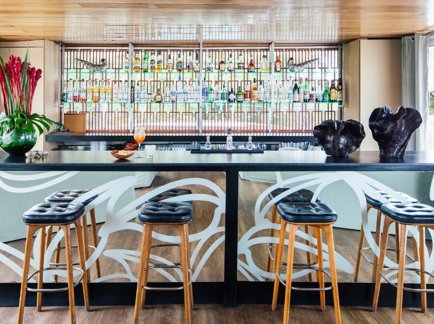 Bar & Lounge, Aria Cruise, Amazon Rainforest, Peru