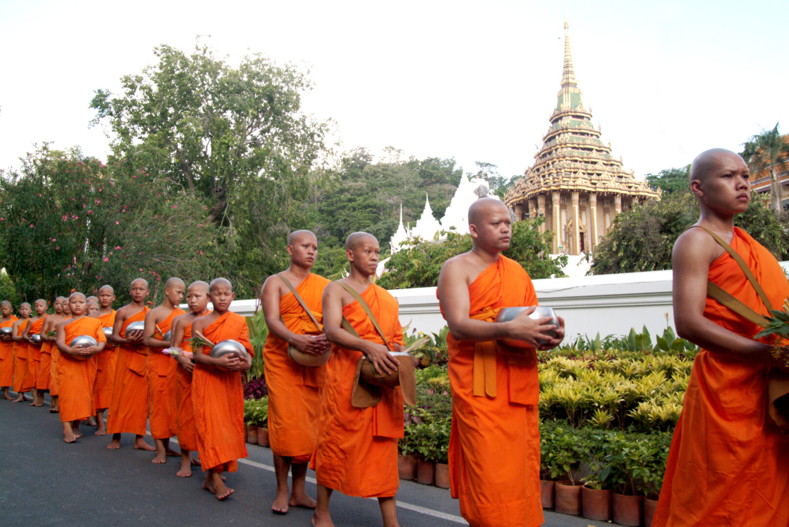 Alms Giving in Luang Prabang, Laos