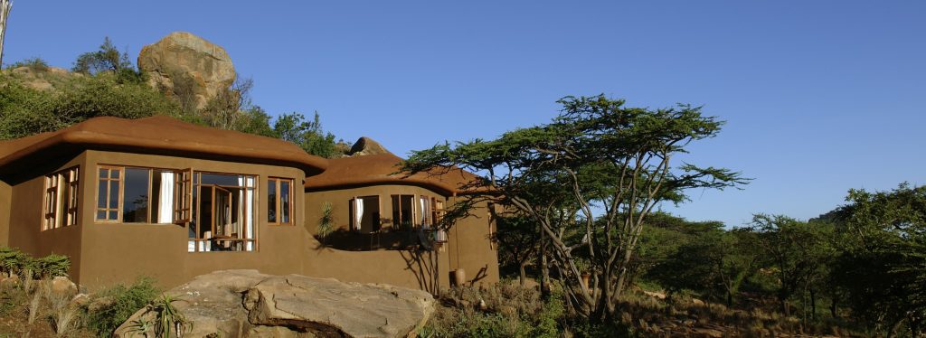Exterior of Ol Lentille, the Laikipia Plateau