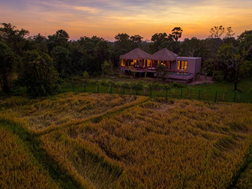 Deluxe Villa By Night, Uga Ulagalla, Cultural Triangle, Sri Lanka
