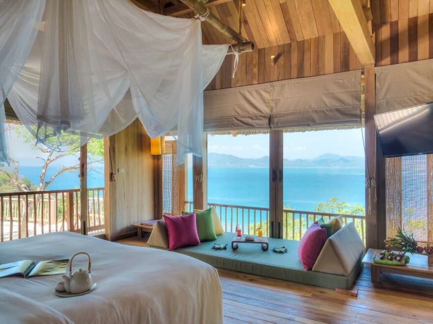 Hilltop Reserve Master Bedroom, Six Senses Ninh Van Bay, Nha Trang, Vietnam
