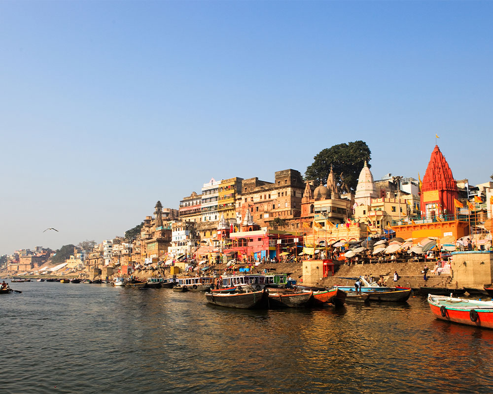 Morning Ganges Blessing in Varanasi