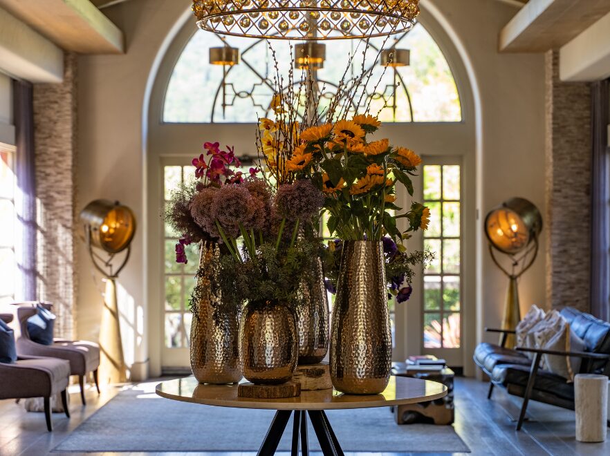 Lobby, Bernardus Lodge & Spa, Carmel Valley, California, USA