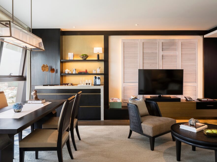 Manor Suite Living Room, Rosewood, Phnom Penh, Cambodia
