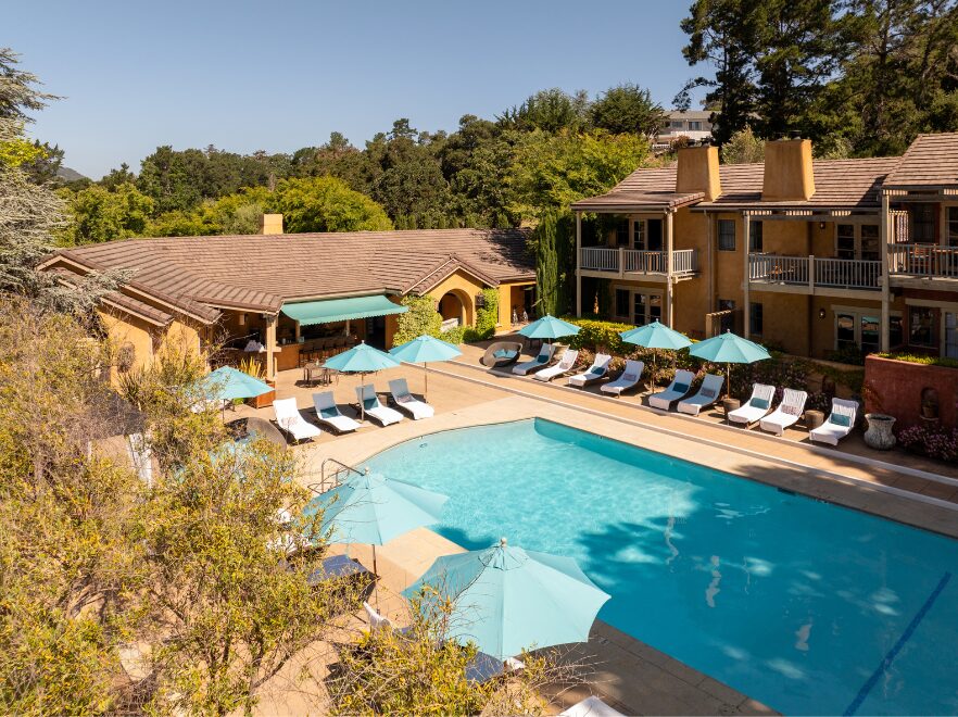 Pool, Bernardus Lodge & Spa, Carmel Valley, California, USA