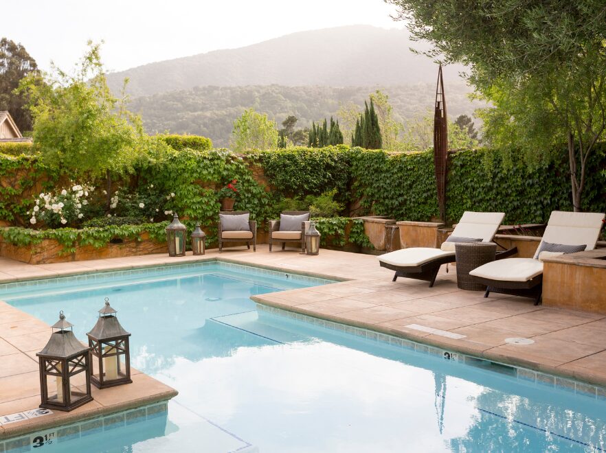 Spa Pool, Bernardus Lodge & Spa, Carmel Valley, California, USA