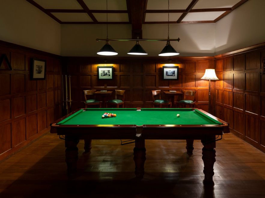 Billiard Table, Tientsin Bungalow, Ceylon Tea Trails, Hill Country, Sri Lanka