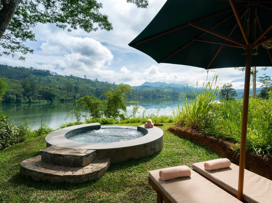 Jacuzzi, Castlereagh Bungalow, Ceylon Tea Trails, Hill Country, Sri Lanka