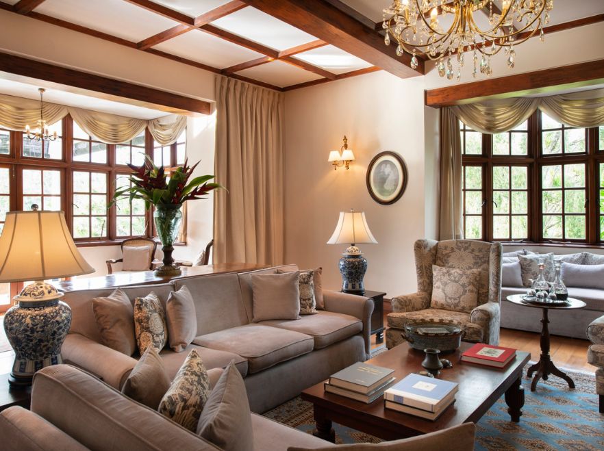 Tientsin Bungalow Living Room, Ceylon Tea Trails, Hill Country, Sri Lanka
