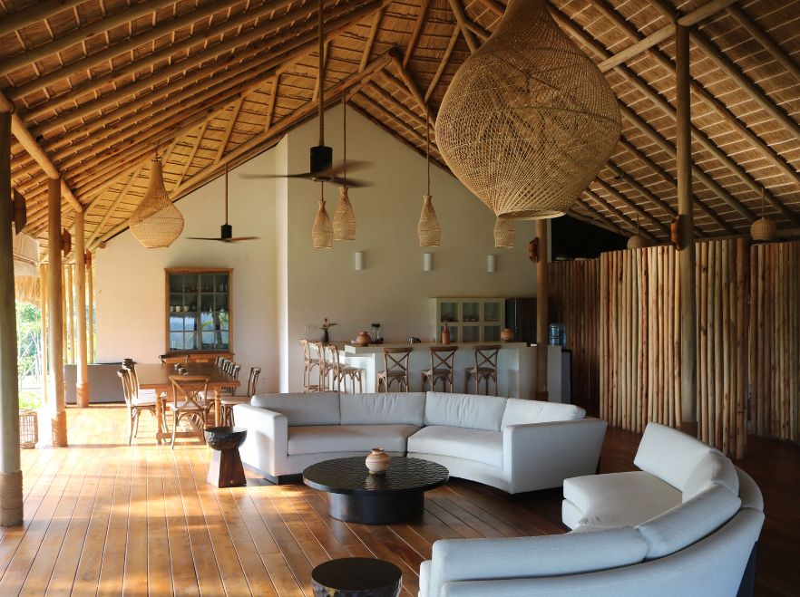 Living Area, Tekanda Lodge, Koggala, Sri Lanka
