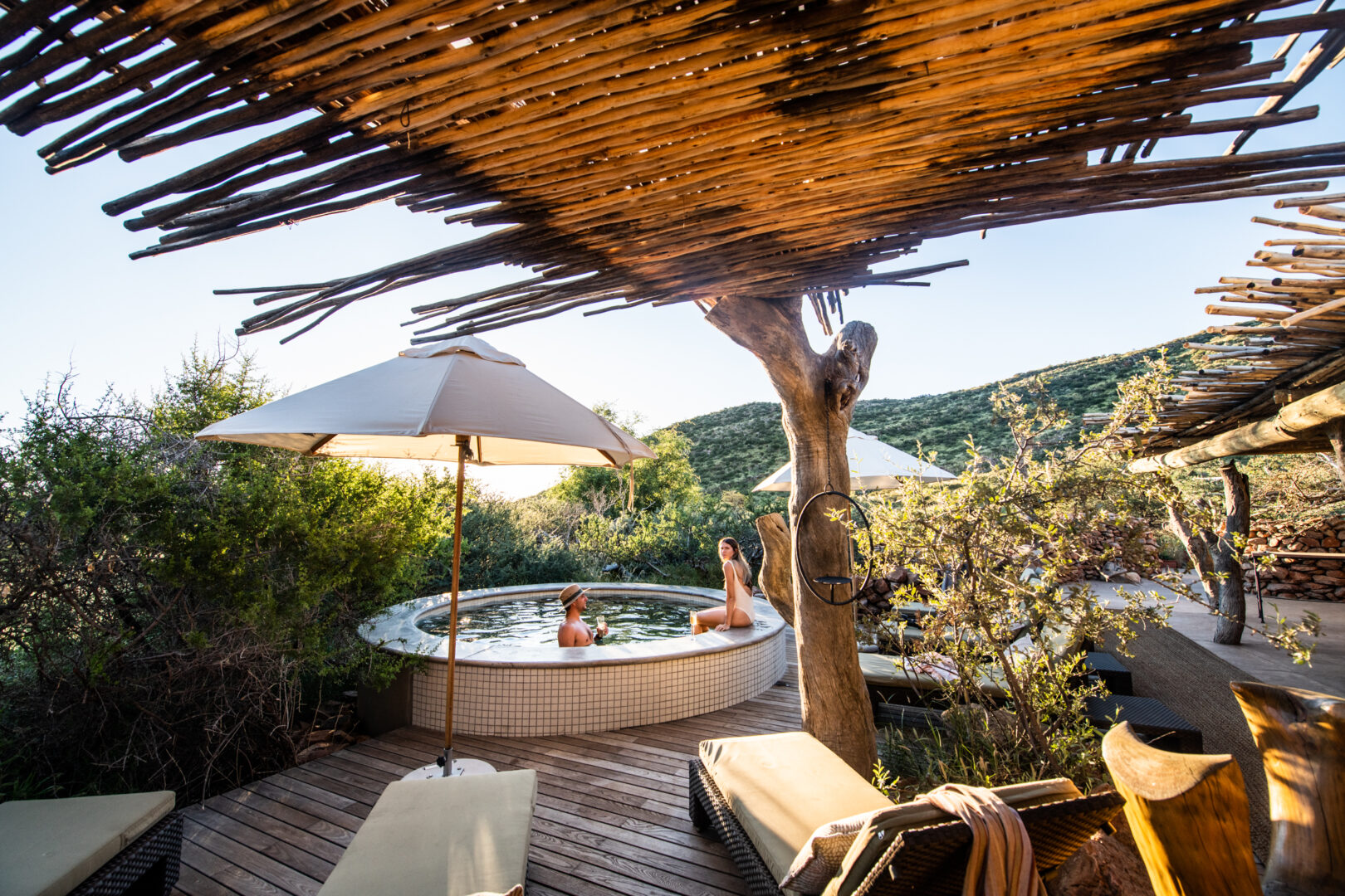 The pool at Tarkuni Camp, Tswalu, South Africa