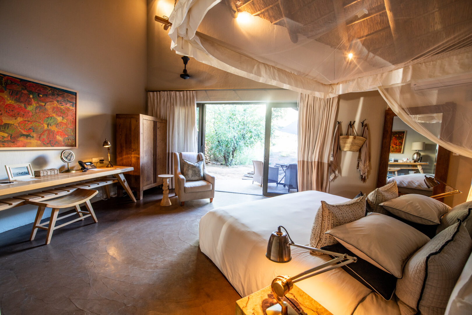 A suite at Tarkuni Camp, Tswalu, South Africa