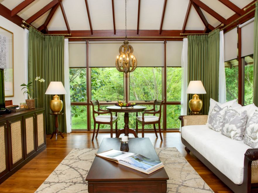 Ulagalla Villa Living Room, Uga Ulagalla, Cultural Triangle, Sri Lanka