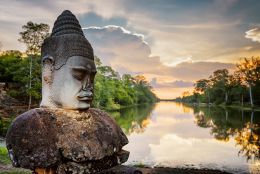 Entrance to Angkor Thom, Siem Reap, Cambodia