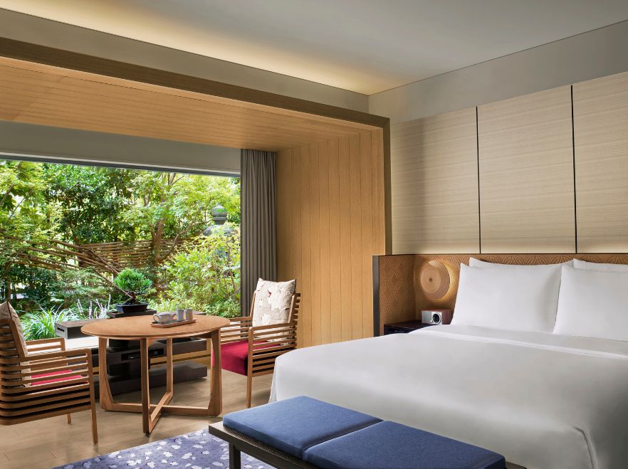 Deluxe Garden King Bedroom, The Ritz-Carlton, Kyoto, Japan
