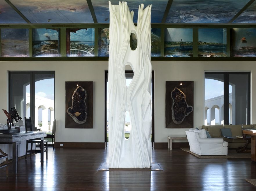 Living room at Estancia Vik, Jose Ignacio, Uruguay
