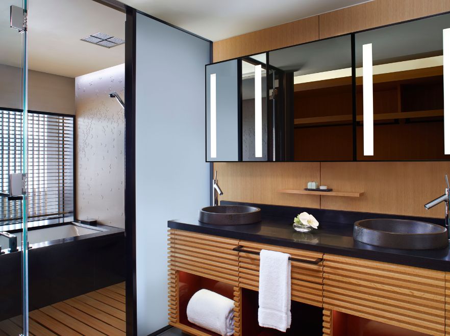 Corner Suite Tatami Bathroom, The Ritz-Carlton, Kyoto, Japan