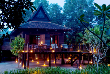 Khmer village house at Amansara, Siem Reap Cambosia