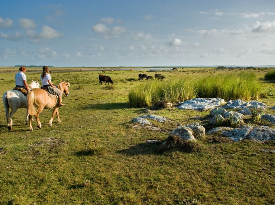 Riding at Estancia Vik, Jose Ignacio, Uruguay