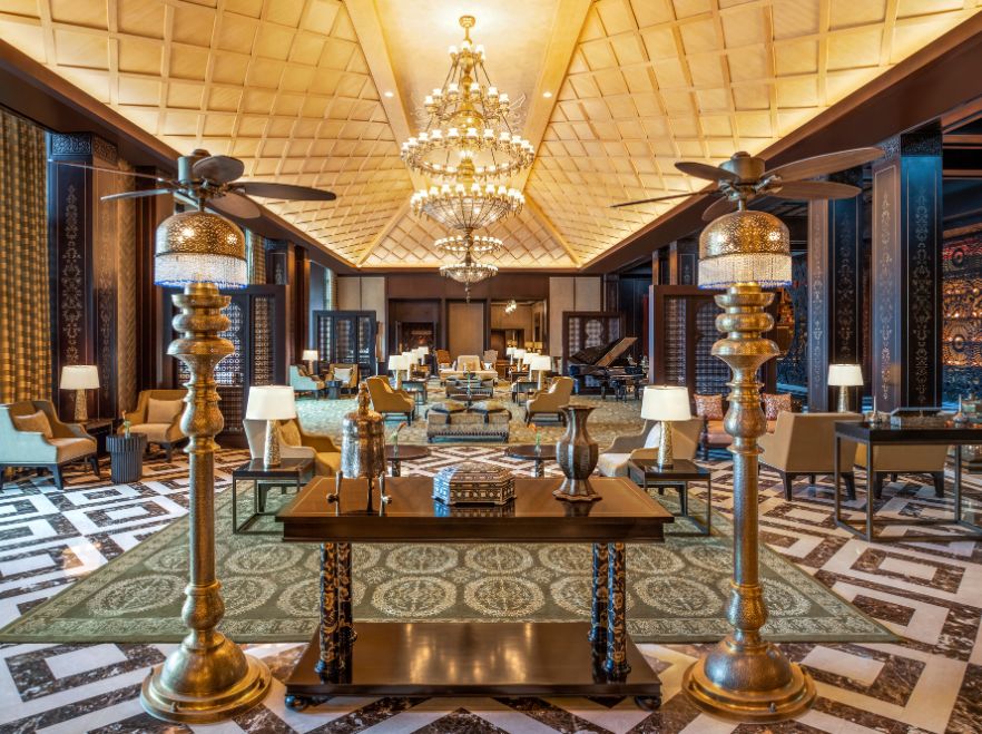 Lobby at The St. Regis Cairo, Egypt