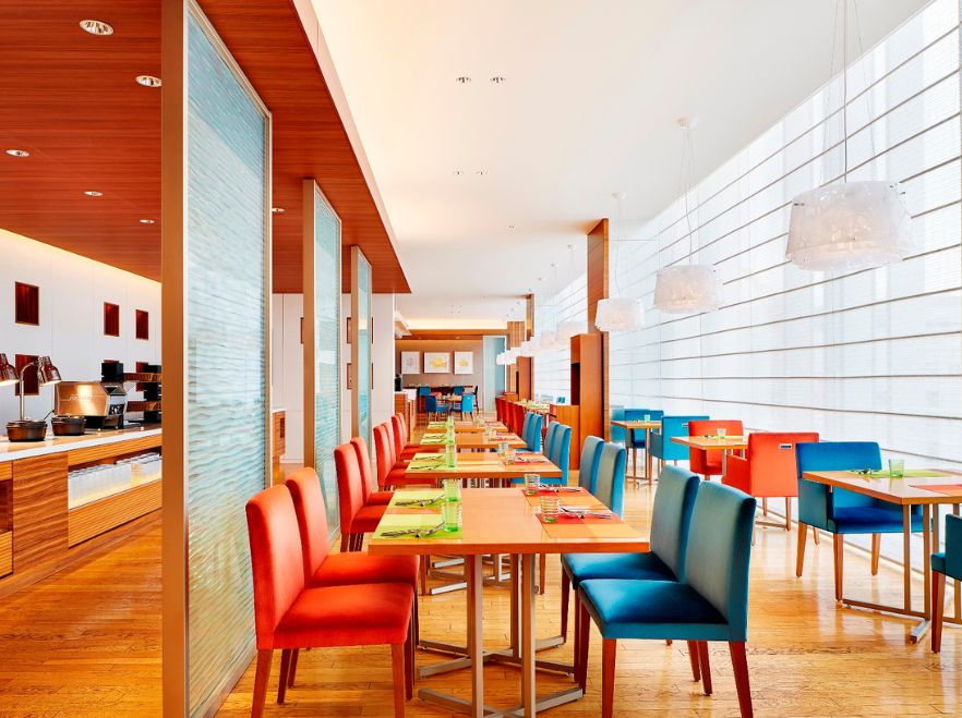 Breakfast Area, Sheraton Grand Hiroshima, Hiroshima, Japan
