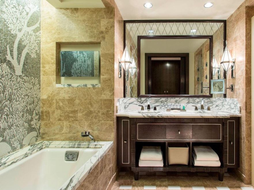 Bathroom at The St. Regis Cairo, Egypt
