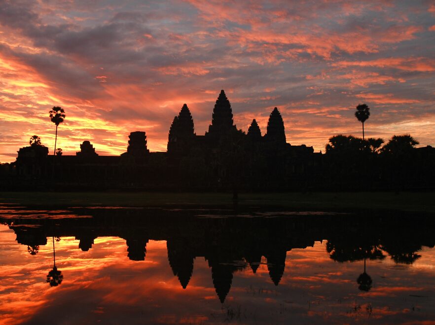 Angkor Wat at Sunrise, Siem Reap, Cambodia