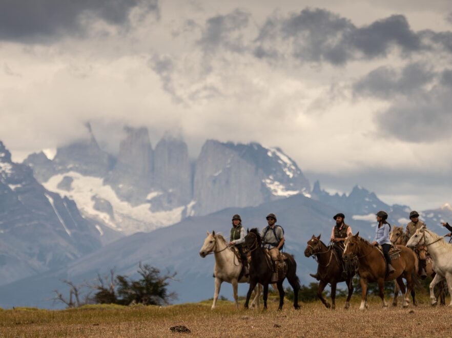 Horse riding in Torres Del Paine, Chile