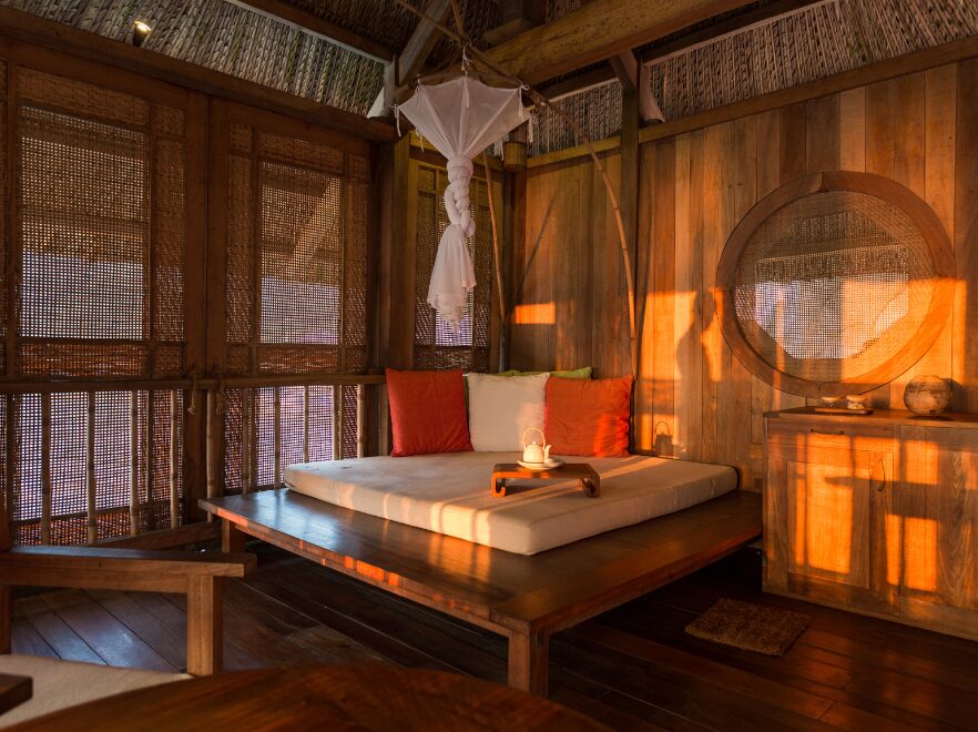 Water Villa Living Room, Six Senses Ninh Van Bay, Nha Trang, Vietnam