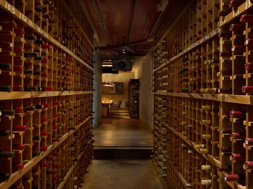 Wine Cellar, Bernardus Lodge & Spa, Carmel Valley, California, USA