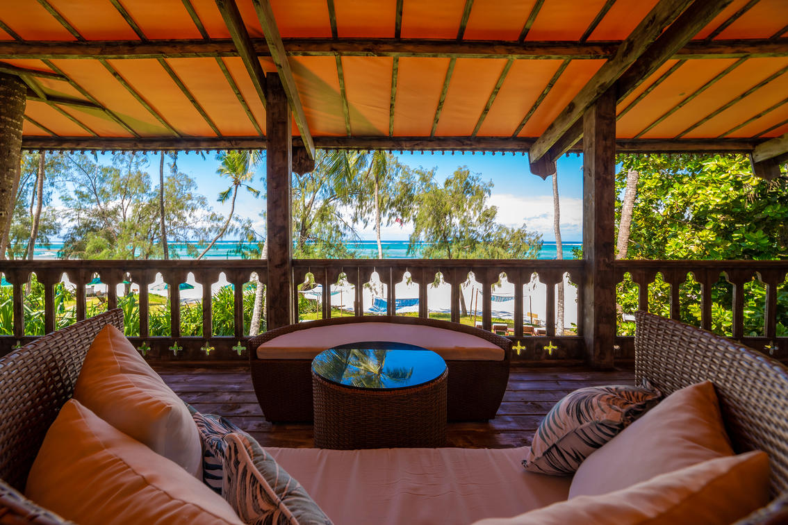 Terrace view, Sands at Nomad, Diani, Kenya