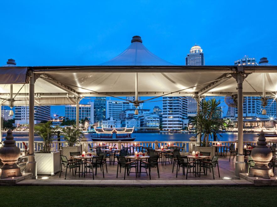 River Cafe Terrace, The Peninsula Bangkok, Bangkok, Thailand