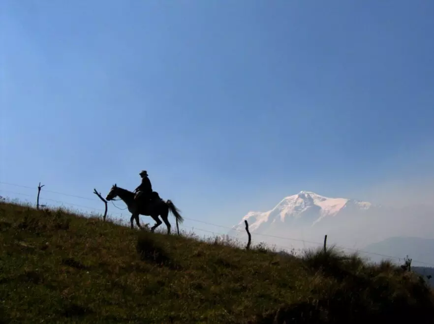 Riding from Hacienda Zuleta